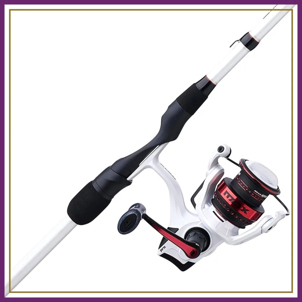 Spinning Reel And Rod Combo 4+1 Bearings Gear Ratio 6.2:1