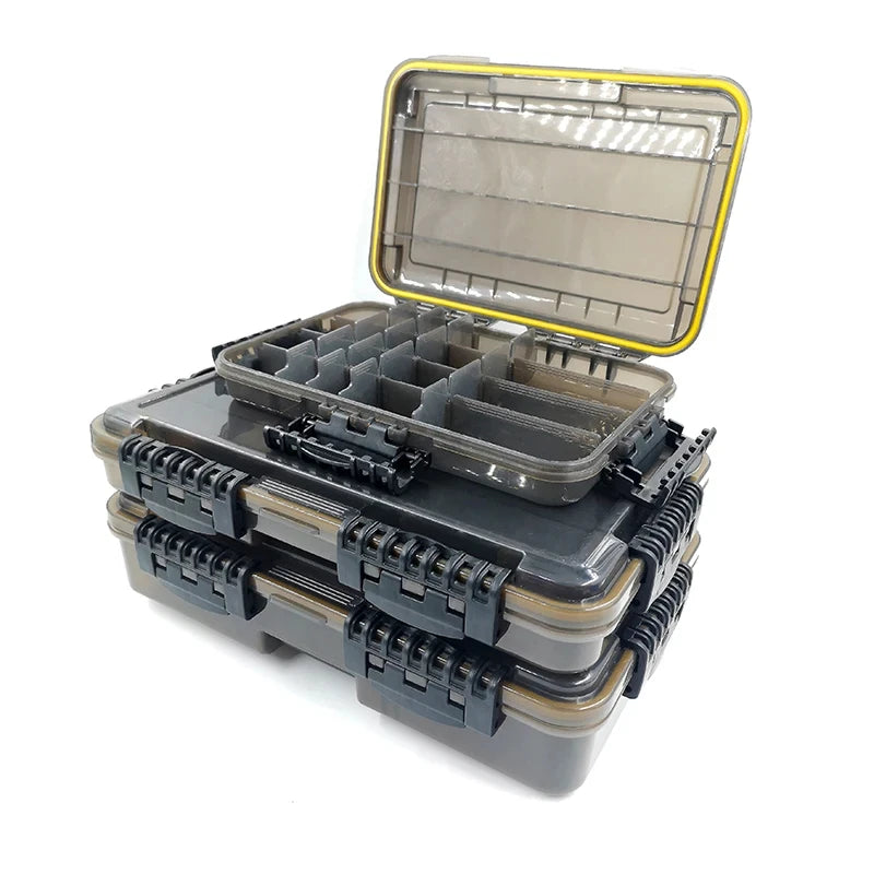JSFUN Tackle Box Waterproof Fishing Gear Storage Case