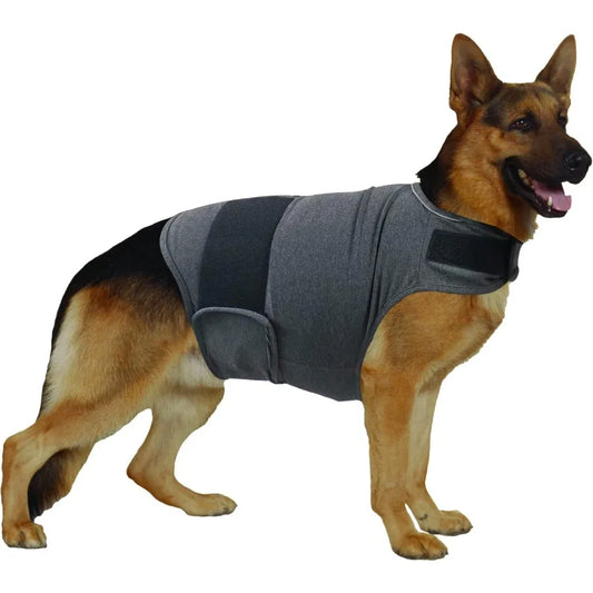 Adjustable Anxiety Relief Shirt for Dogs Calming Vest Wrap Suitable for Fireworks Thunderstorm Travel and Separation Anxiety De
