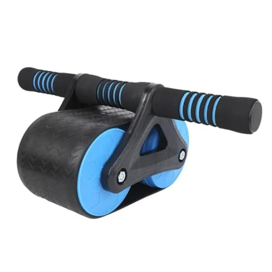 Springback Wheels Roller Abdominal Exerciser Blue Mute Fitness Equipment for Home Gym Core Strength Training Ab Roller Wheel wit