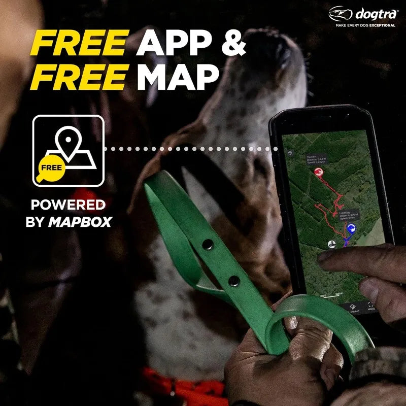 Pathfinder 2 - Hunting Ecollar GPS Dog Training Collar with Remote, 9 Mile Range, Tracking & Containment for Medium