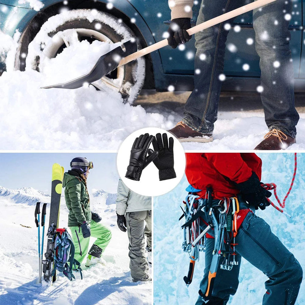 USB Winter Electric Warming Gloves Soft Thermal Heated Gloves Hand Warmers Winter Outdoor Warm Gloves for Fishing Riding Cycling