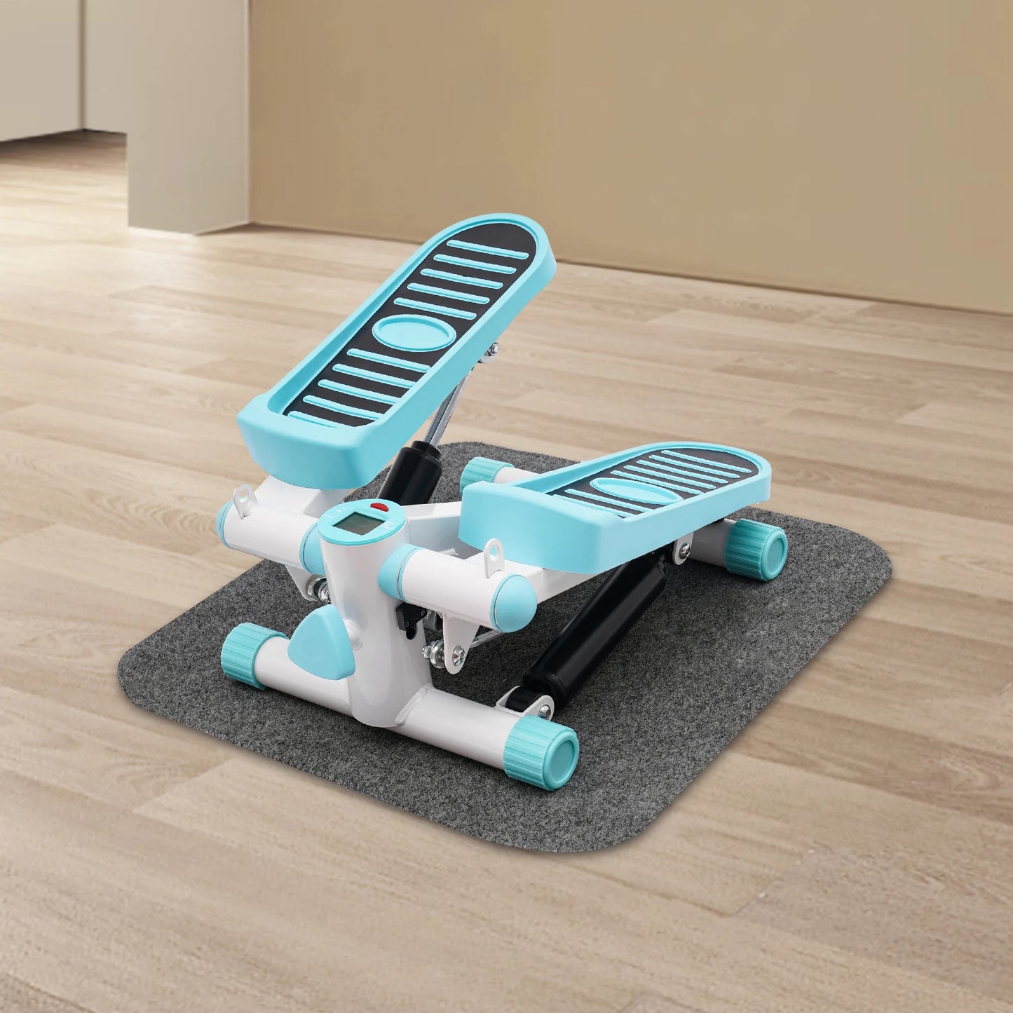 Portable Exercise Stepping Machine Fitness Stepper Fitness Mini Stepper for Home Office Workout Gym