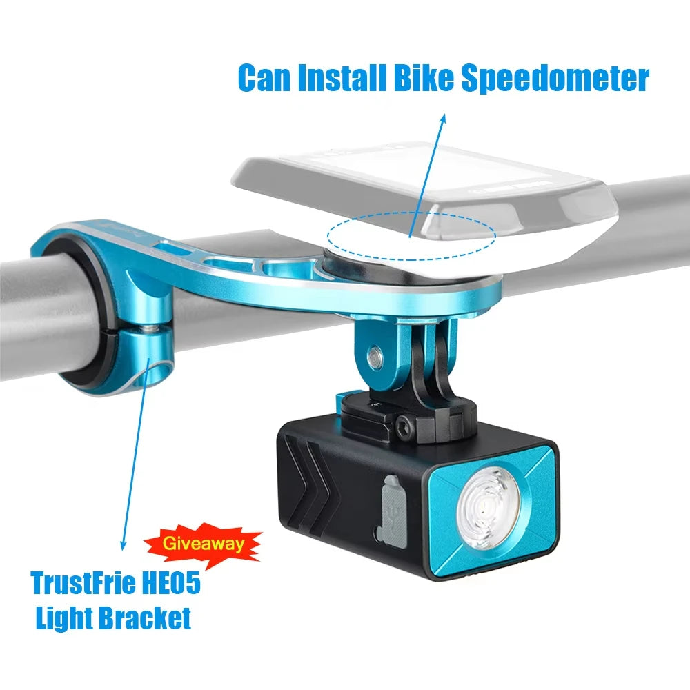 TrustFire-Rechargeable Bicycle Front Flashlight D2R Bike Light Compact Bike Lamp 1600mAh Battery 450LM