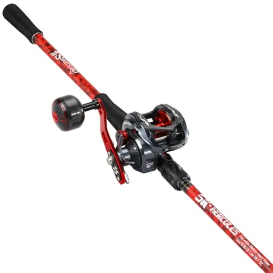 Fishing Rod Two-Piece With Casting Reel