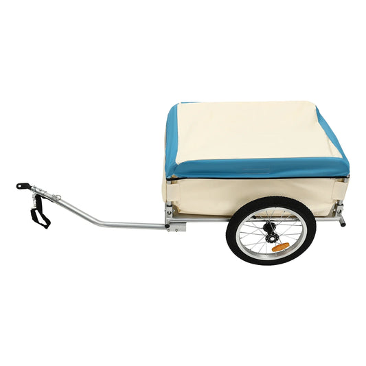 Aluminum Utility Cargo Bike Trailer 50kg Load Transport Trailer Multiple Wheels for Mountain Bike