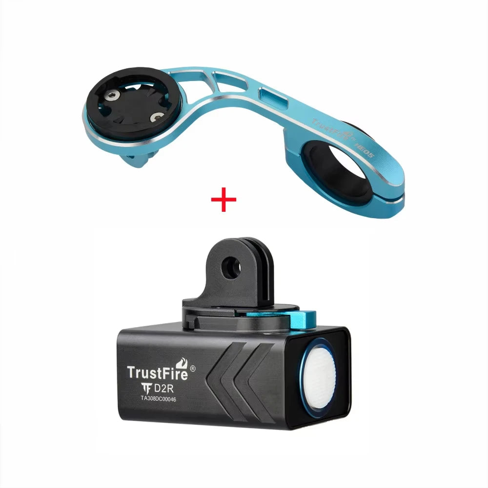 TrustFire-Rechargeable Bicycle Front Flashlight D2R Bike Light Compact Bike Lamp 1600mAh Battery 450LM