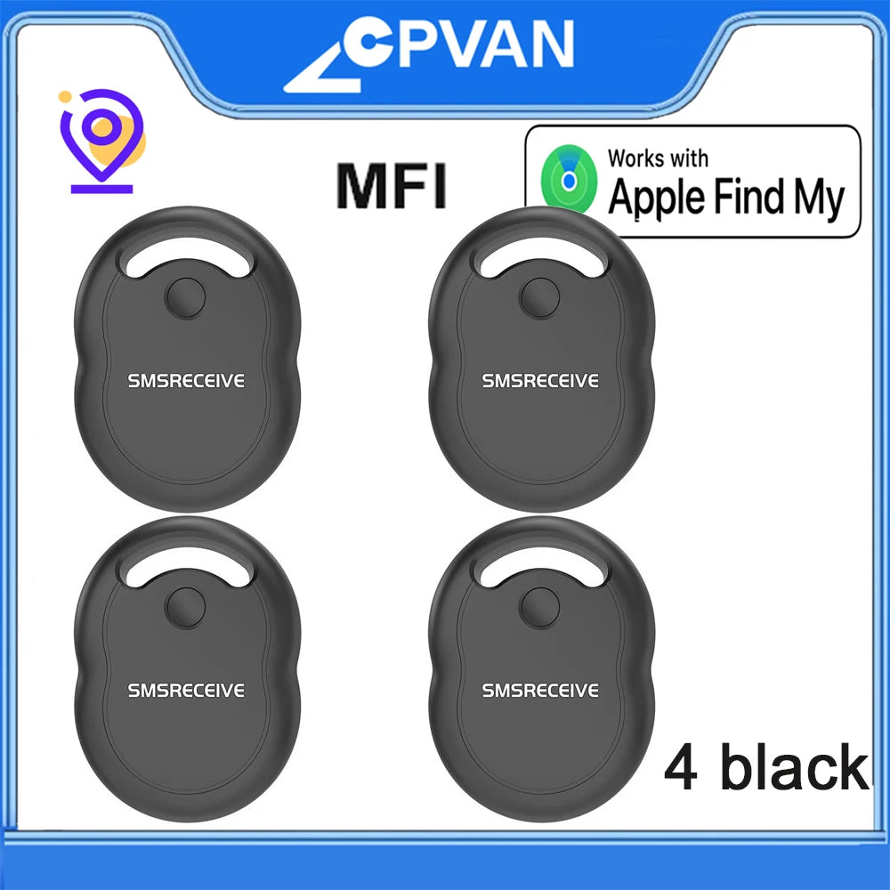 Mini GPS Tracker Smart Find Locator Work with Apple Find My APP Anti-Lost Finder For Bag Key Wallet Tracker Key Finder