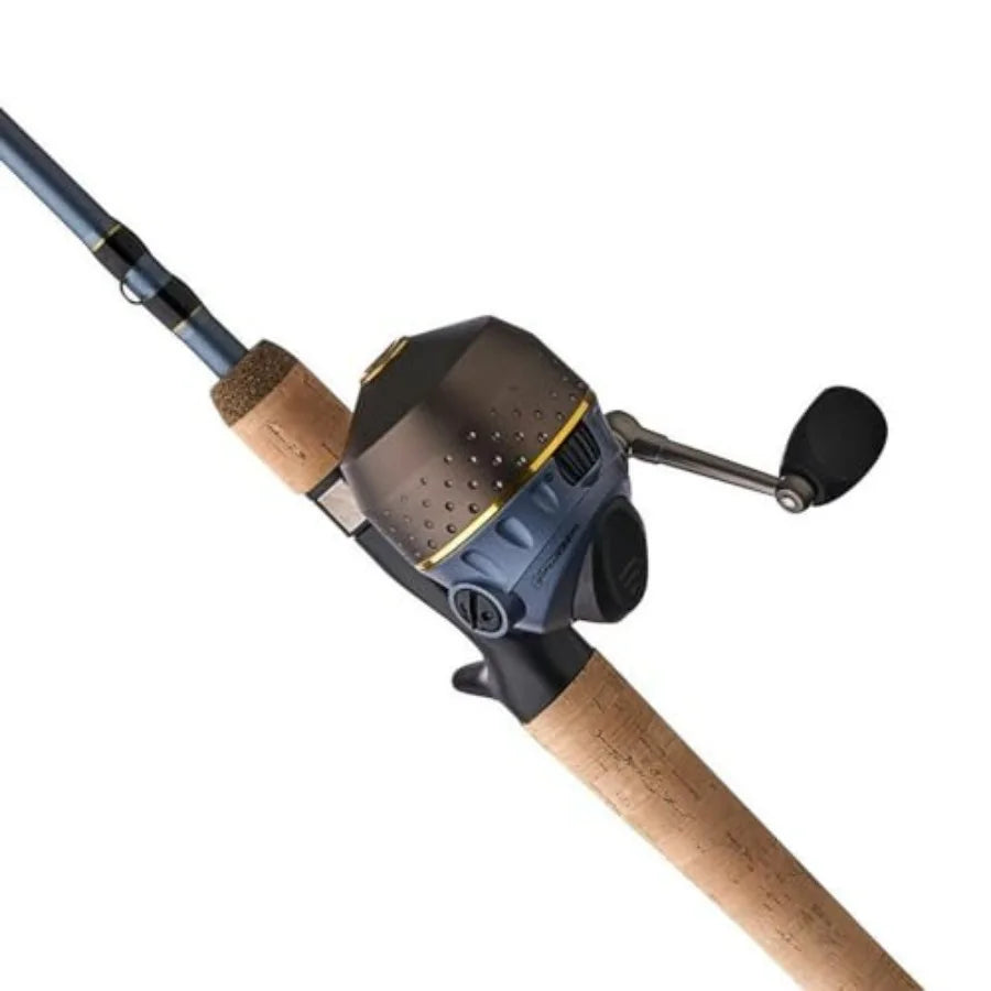 Spincast Combo Fishing Rod With Carbon Frame Reel Included