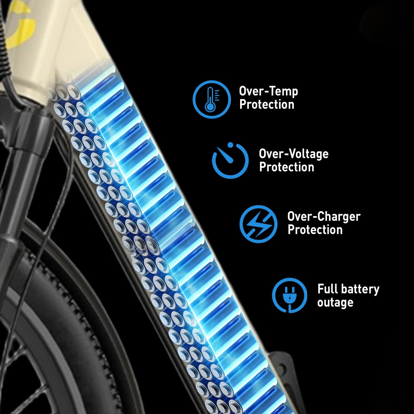 24" Electric Motorcycles Mountain E Bike for Adults, 650W Peak Motor Ebike 25Mph 35Miles 13.5AH Adults Electric Bicycle