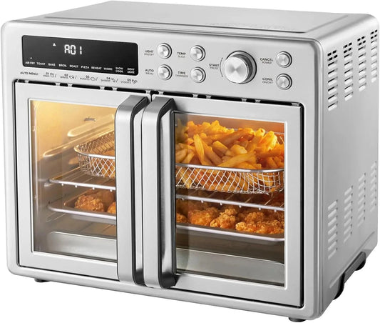 French Door Toaster Oven Air Fryer Stainless Steel