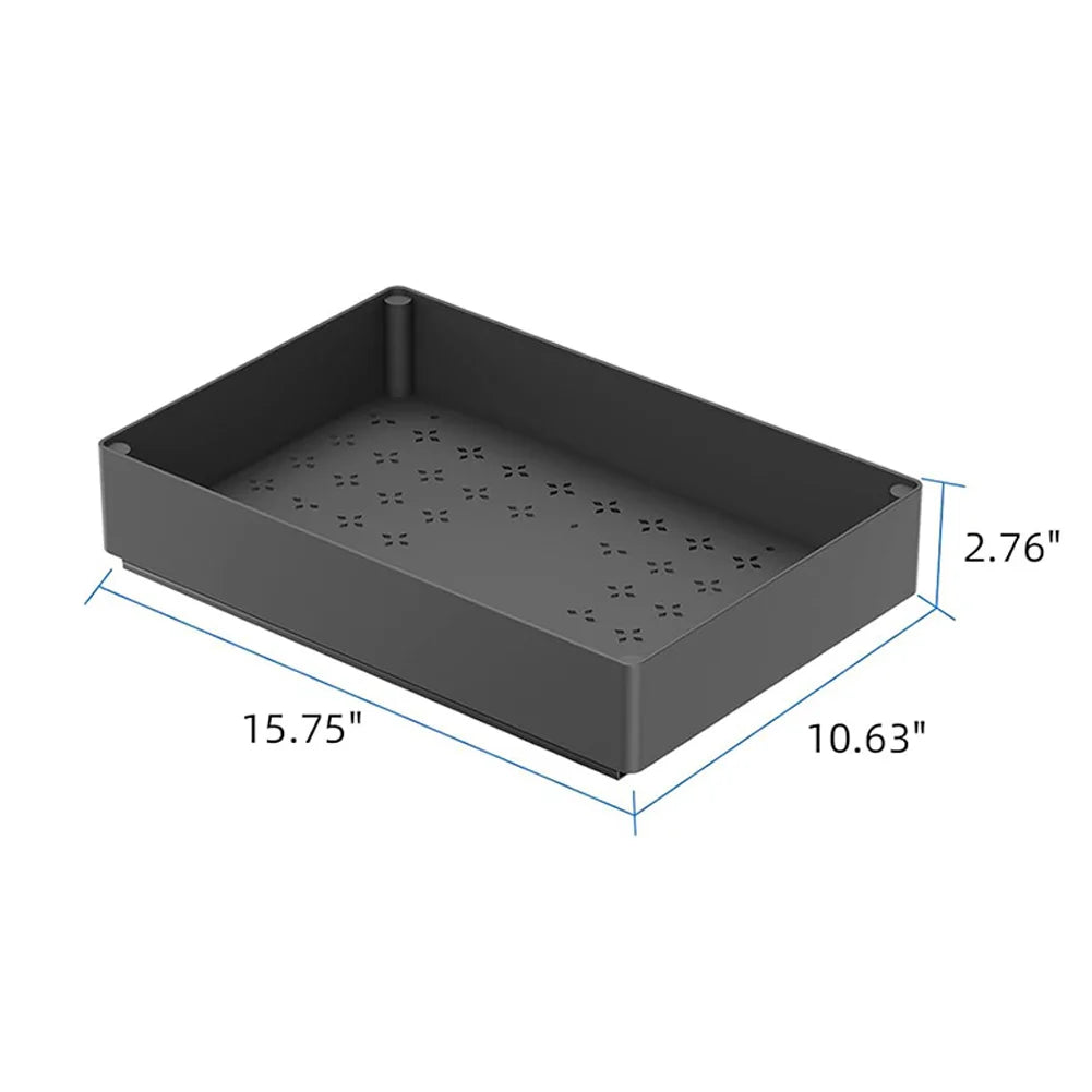 1 3 PCS Pull Out Cabinet Organizer Slide Out Drawers Under Sink Organizer Roll Out Shelves For Home Kitchen Cabinets Pantry