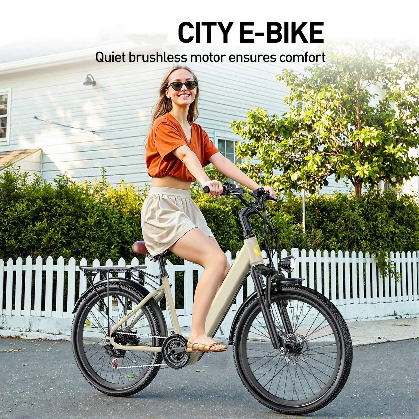 24" Electric Motorcycles Mountain E Bike for Adults, 650W Peak Motor Ebike 25Mph 35Miles 13.5AH Adults Electric Bicycle