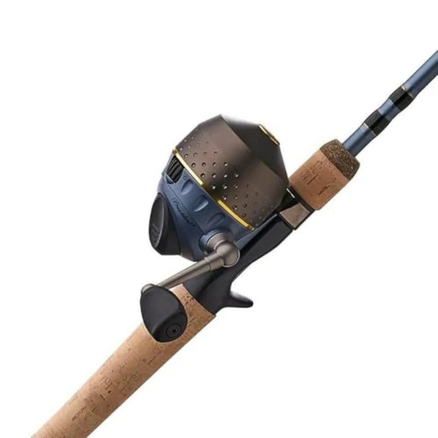 Spincast Combo Fishing Rod With Carbon Frame Reel Included