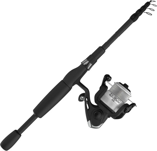 Spinning Reel and Telescopic Fishing Rod Combo for Easy Portability and Smooth Casting