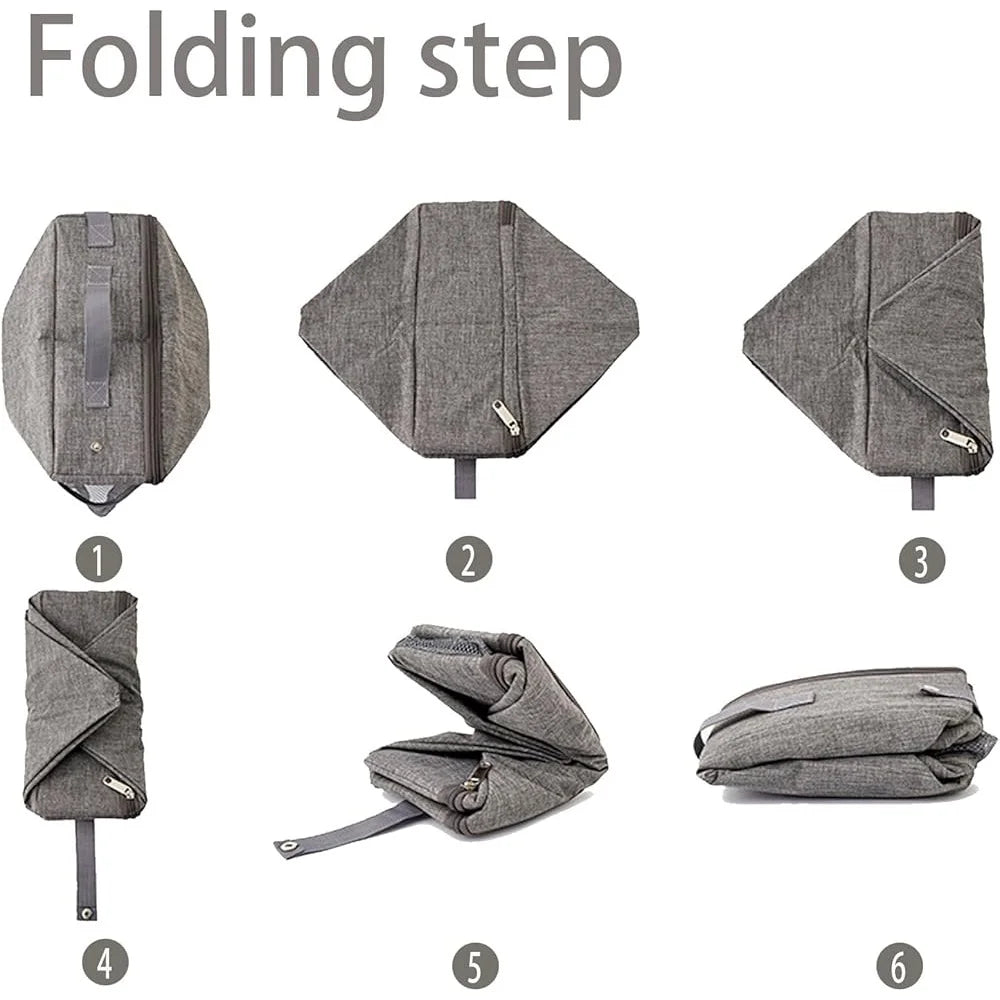 Lightweight Travel Litter Box Cats Foldable Design Easy Storage Leak Proof Portable Kitty Toilet Home Outdoor Use