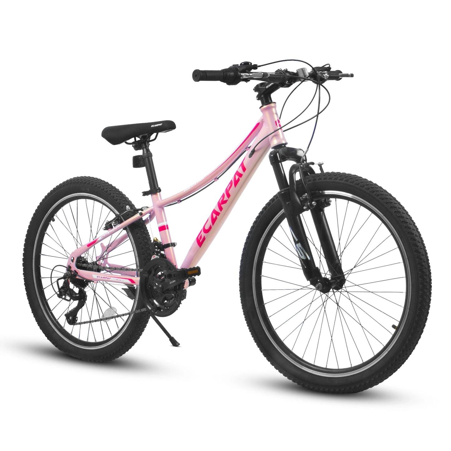 Ecarpat 24/26 Inch Mountain Bike Girls Womens, 21 Speed Mount Bicycles, Female Outdoor Cycling Commuting City Bike Birthday Gift