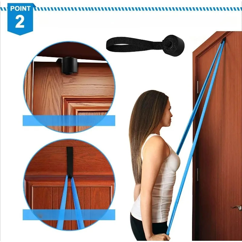 Elastic Fitness Bands  Resistance Bands Elastic Fitness Tapes Yoga Pilates Crossfit Stretching Muscular Work Out Equipment