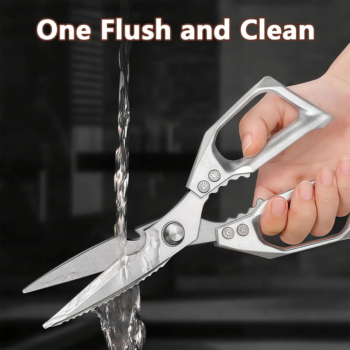 NONED Stainless Steel Kitchen Scissors Multifunctional Food Shears