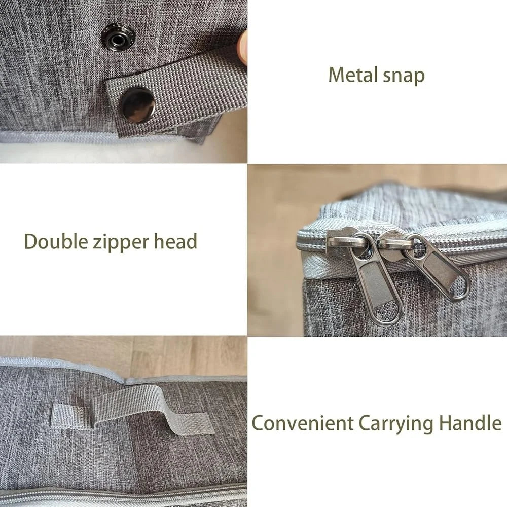 Lightweight Travel Litter Box Cats Foldable Design Easy Storage Leak Proof Portable Kitty Toilet Home Outdoor Use