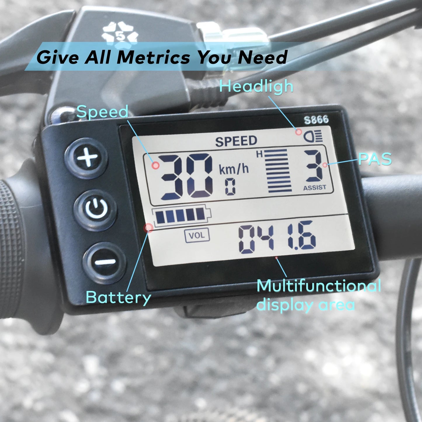 [Haytrix-US] Ordinateur De Vlo Avec Fil Scooter Accessories Electric Scooter Bike Computer Lcd Screen Bike Bicycle Speedomet