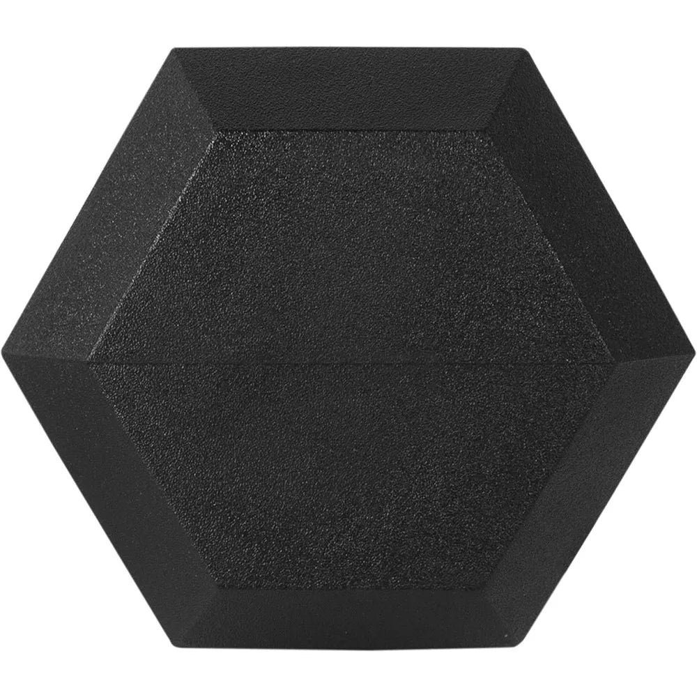 Fitness Premium Rubber Encased Hex Dumbbell