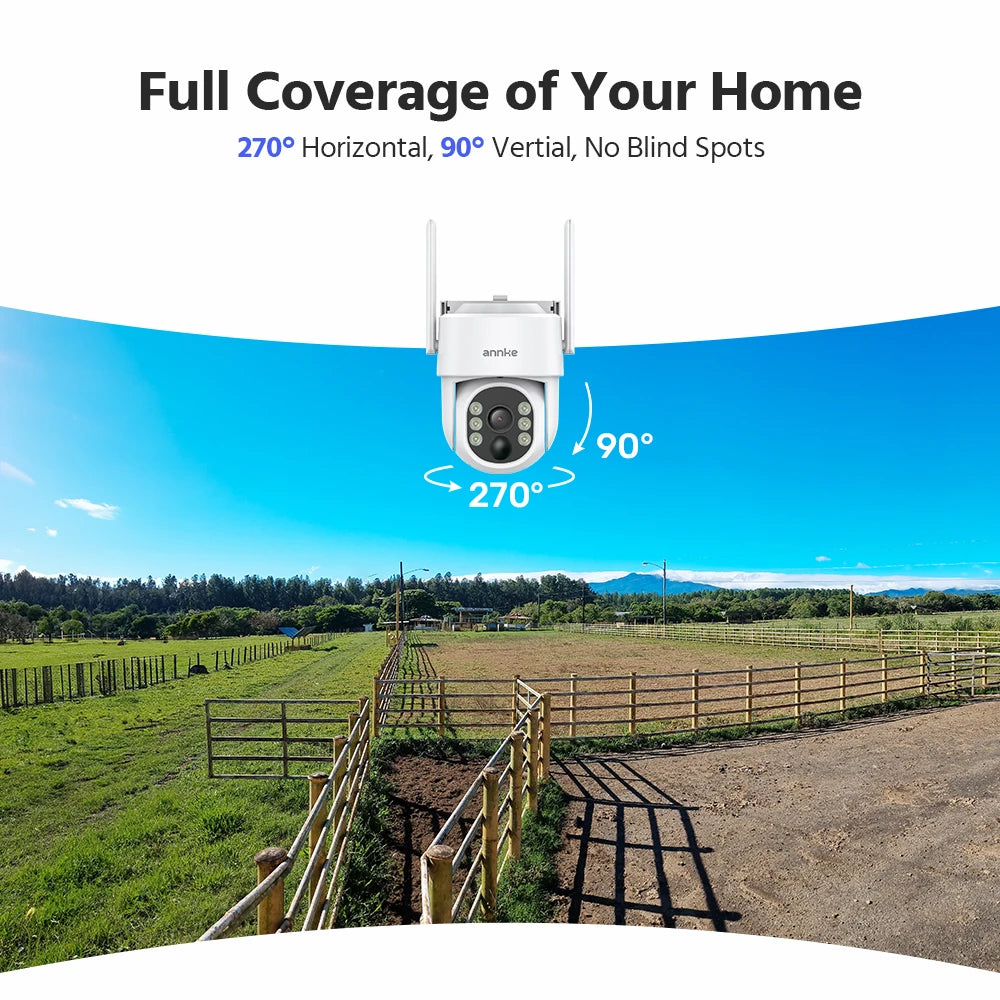 Annke Solar Wireless Camera System With 4MP Resolution