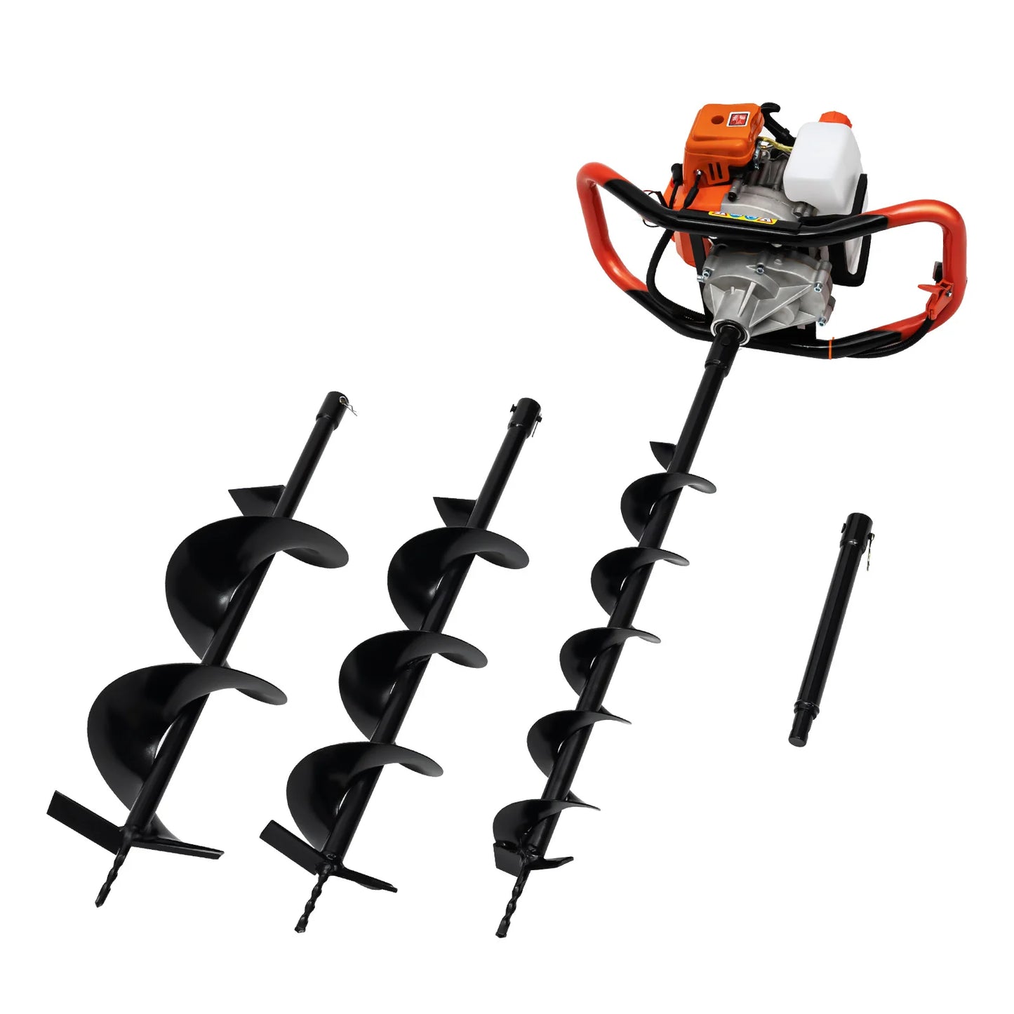 52CC/71CC Gas Powered Post Hole Digger Earth Auger Digging Machine Fence Ground Drill Set