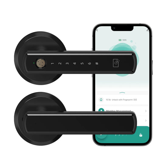 Viladepot Smart Door Lock Aluminium Alloy Biometric Fingerprint